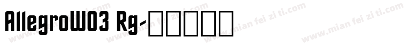 AllegroW03 Rg字体转换